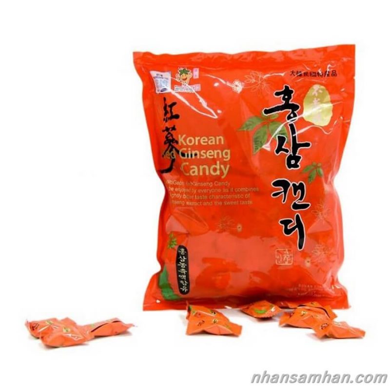 Kẹo hồng sâm Daedong loại 250 - 500gram